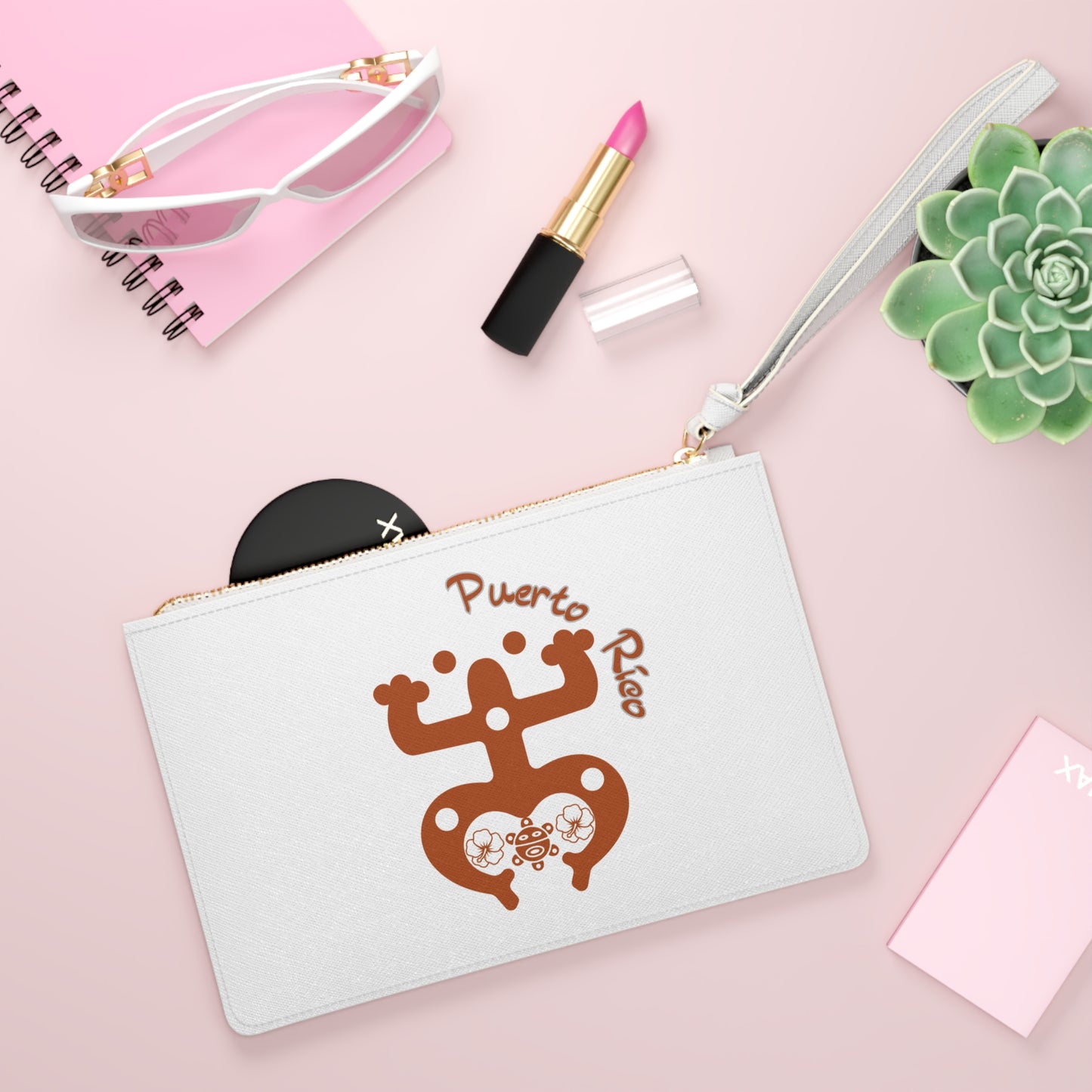 Puerto Rico Art Clutch Bag | Travel Accessories, Gift for Her, Summer Style, Festival Fashion, Unique Puerto Rican Design