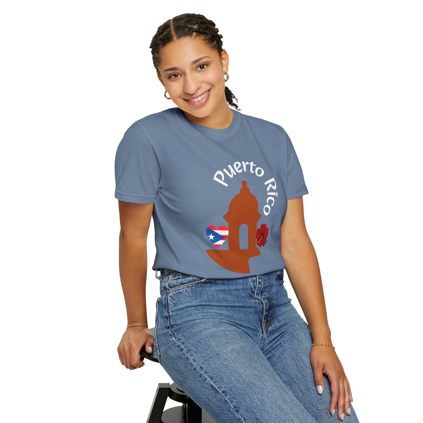Puerto Rico Pride Unisex Garment-Dyed T-Shirt | Perfect for Celebrations, Gift for Her, Travel Enthusiasts, Summer Vibes, Festivals, [...]