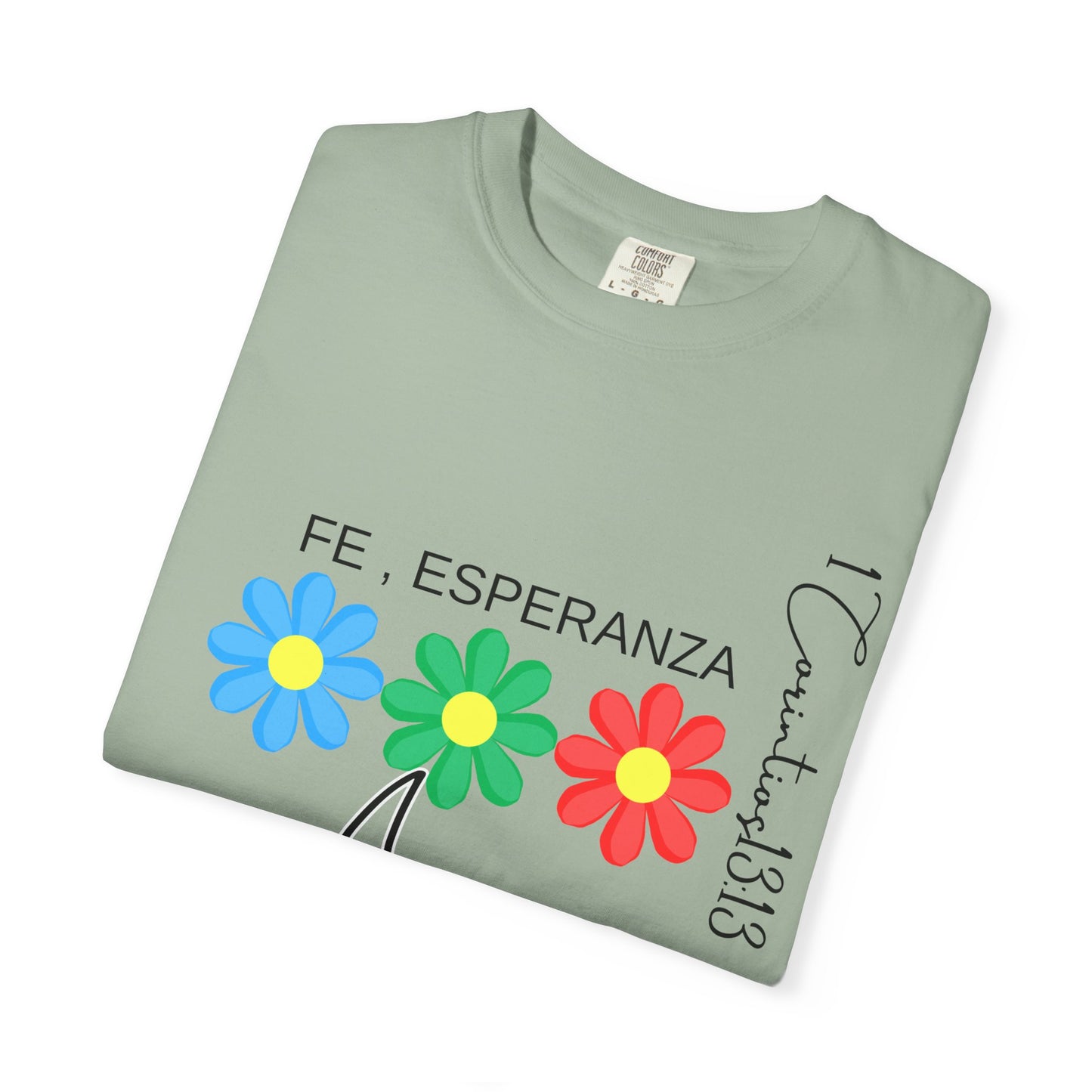 Colorful Floral Graphic T-Shirt, Hope and Love Tee, Unisex Gift for Her, Positive Vibes, Casual Everyday Wear