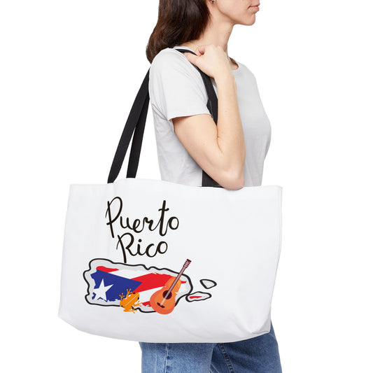 Puerto Rico Weekend Tote Bag, Travel Bag, Beach Bag, Summer Essentials, Gift for Travelers, Stylish Carryall