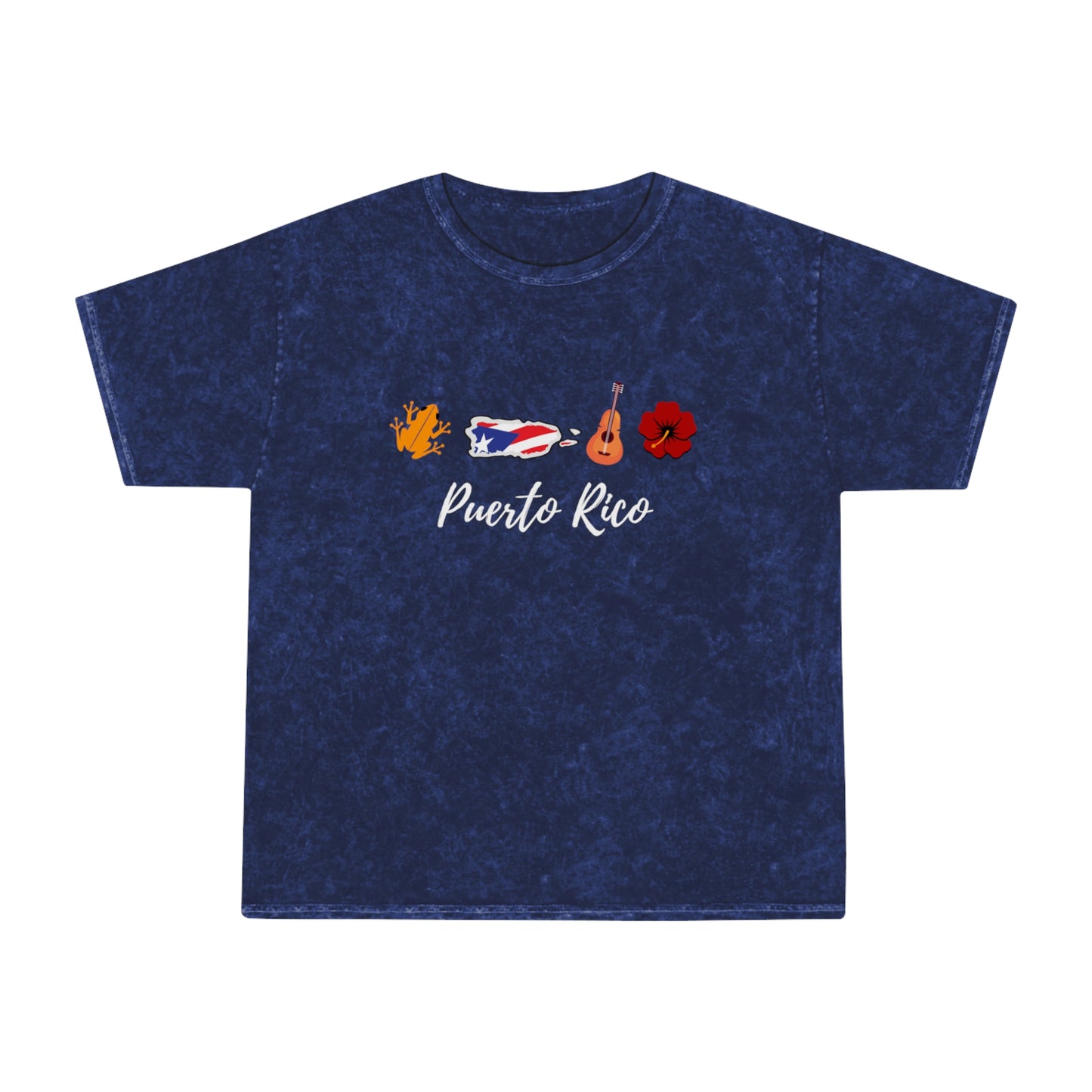 Puerto Rico Mineral Wash T-Shirt, Soft Vintage Tee, Travel Souvenir, Island Lover Gift, Unisex Casual Wear, Summer Layering Top