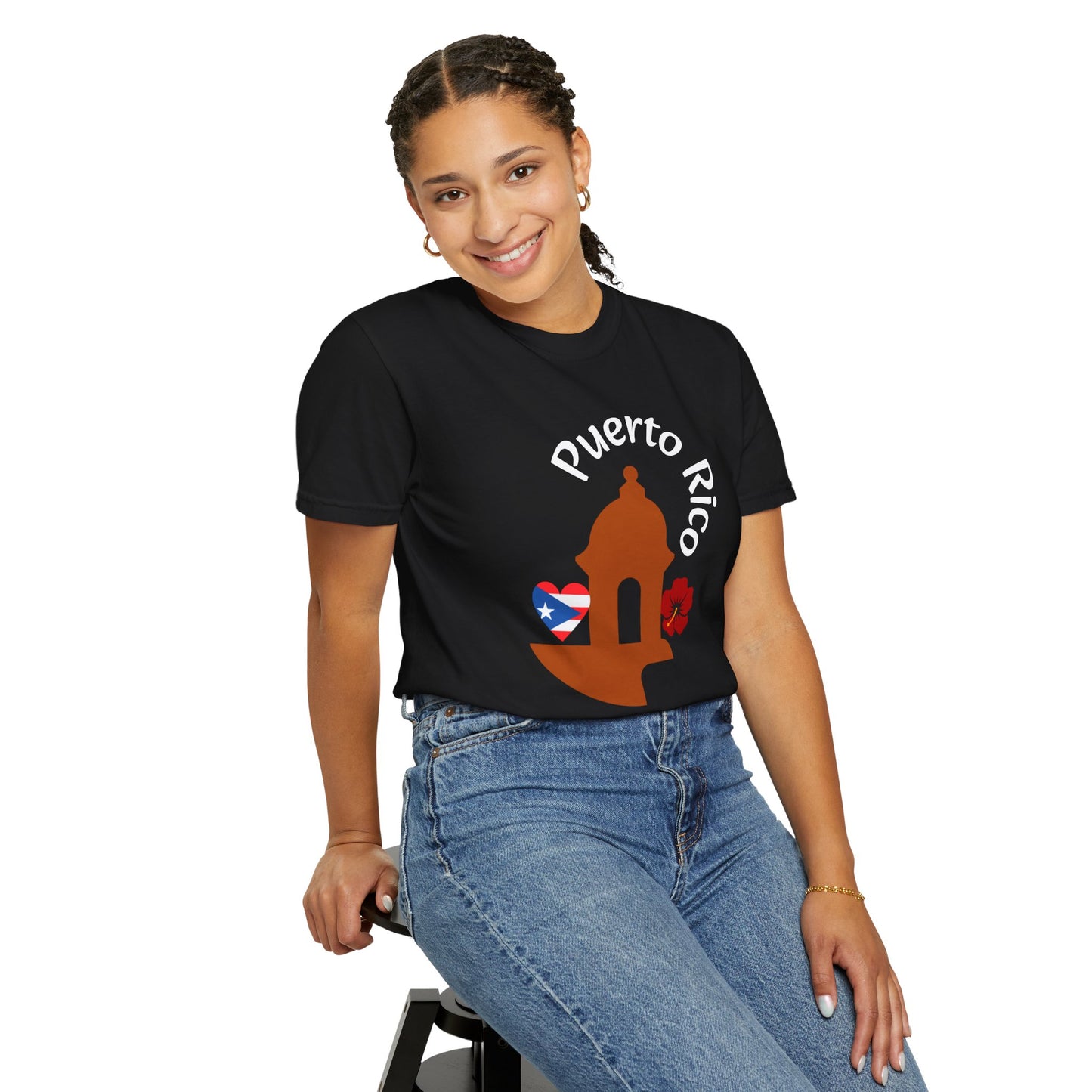 Puerto Rico Pride Unisex Garment-Dyed T-Shirt | Perfect for Celebrations, Gift for Her, Travel Enthusiasts, Summer Vibes, Festivals, [...]